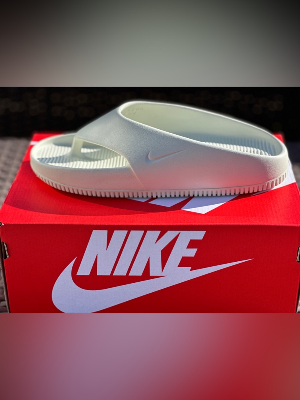 Nike Bone Calm Recovery Casual Sandal Flip Flop - Womens 9 (fits Mens 7.5) NEW - Picture 2 of 4
